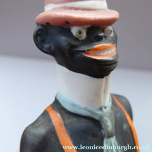 Load image into Gallery viewer, VERY Rare Antique Bisque Porcelain SKINNY or Elongated Figurine by Schafer &amp; Vater: MR ADAM 1 
