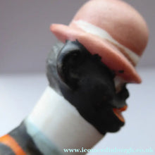 Load image into Gallery viewer, VERY Rare Antique Bisque Porcelain SKINNY or Elongated Figurine by Schafer &amp; Vater: MR ADAM 1 
