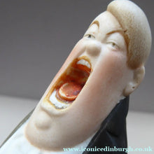Load image into Gallery viewer, Antique Bisque Porcelain SKINNY or Elongated Figurine by Schafer &amp; Vater: MR BASS (Opera Singer) 
