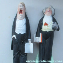 Load image into Gallery viewer, Antique Bisque Porcelain SKINNY or Elongated Figurine by Schafer &amp; Vater: MR BASS (Opera Singer) 
