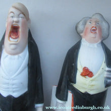 Load image into Gallery viewer, Antique Bisque Porcelain SKINNY or Elongated Figurine by Schafer &amp; Vater: MR BASS (Opera Singer) 
