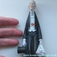 Load image into Gallery viewer, Antique Bisque Porcelain SKINNY or Elongated Figurine by Schafer &amp; Vater: ONE OF THE BOYS 

