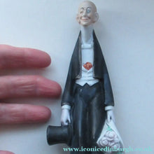 Load image into Gallery viewer, Antique Bisque Porcelain SKINNY or Elongated Figurine by Schafer &amp; Vater: ONE OF THE BOYS 
