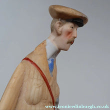 Load image into Gallery viewer, Very Rare Antique Bisque Porcelain SKINNY or Elongated  Figurine by Schafer &amp; Vater: THE GOLFER
