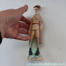 Load image into Gallery viewer, Very Rare Antique Bisque Porcelain SKINNY or Elongated  Figurine by Schafer &amp; Vater: THE GOLFER
