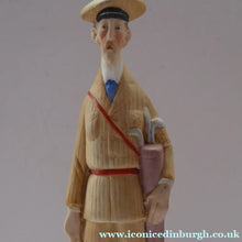 Load image into Gallery viewer, Very Rare Antique Bisque Porcelain SKINNY or Elongated Figurine by Schafer &amp; Vater: THE GOLFER
