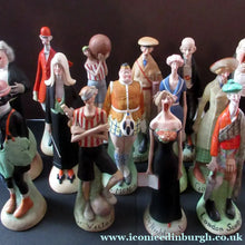 Load image into Gallery viewer, Very Rare Antique Bisque Porcelain SKINNY or Elongated Figurine by Schafer &amp; Vater: THE GOLFER - Schafer &amp; Vater
