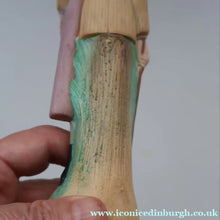 Load image into Gallery viewer, Very Rare Antique Bisque Porcelain SKINNY or Elongated  Figurine by Schafer &amp; Vater: THE GOLFER
