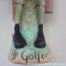 Load image into Gallery viewer, Very Rare Antique Bisque Porcelain SKINNY or Elongated  Figurine by Schafer &amp; Vater: THE GOLFER

