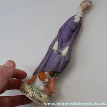 Load image into Gallery viewer, Very Rare Antique Bisque Porcelain SKINNY or Elongated  Figurine by Schafer &amp; Vater: THE LITTLE SHOE SHINER

