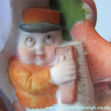 Load image into Gallery viewer, Antique Bisque Porcelain SKINNY or Elongated Figurine by Schafer &amp; Vater: THE LITTLE SHOE SHINER
