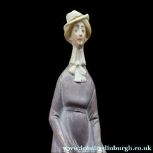 Load image into Gallery viewer, Antique Bisque Porcelain SKINNY or Elongated Figurine by Schafer &amp; Vater: THE LITTLE SHOE SHINER
