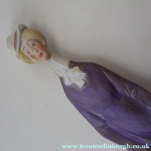 Load image into Gallery viewer, Very Rare Antique Bisque Porcelain SKINNY or Elongated  Figurine by Schafer &amp; Vater: THE LITTLE SHOE SHINER
