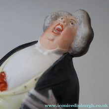 Load image into Gallery viewer, Rare Antique Bisque Porcelain SKINNY or Elongated  Figurine by Schafer &amp; Vater: THE TENOR (Opera Singer)
