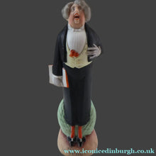 Load image into Gallery viewer, Rare Antique Bisque Porcelain SKINNY or Elongated  Figurine by Schafer &amp; Vater: THE TENOR (Opera Singer)
