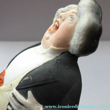 Load image into Gallery viewer, Antique Bisque Porcelain SKINNY or Elongated Figurine by Schafer &amp; Vater: THE TENOR (Opera Singer) 
