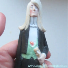 Load image into Gallery viewer, Antique Bisque Porcelain SKINNY or Elongated Figurine by Schafer &amp; Vater: THE VIOLINST
