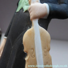 Load image into Gallery viewer, Antique Bisque Porcelain SKINNY or Elongated Figurine by Schafer &amp; Vater: THE VIOLINST

