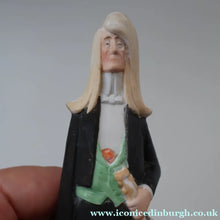 Load image into Gallery viewer, Rare Antique Bisque Porcelain SKINNY or Elongated  Figurine by Schafer &amp; Vater: THE VIOLINST
