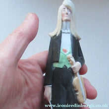 Load image into Gallery viewer, Antique Bisque Porcelain SKINNY or Elongated Figurine by Schafer &amp; Vater: THE VIOLINST
