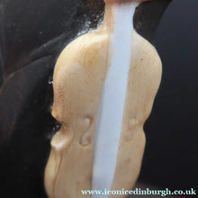 Load image into Gallery viewer, Antique Bisque Porcelain SKINNY or Elongated Figurine by Schafer &amp; Vater: THE VIOLINST
