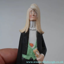 Load image into Gallery viewer, Rare Antique Bisque Porcelain SKINNY or Elongated  Figurine by Schafer &amp; Vater: THE VIOLINST
