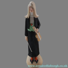 Load image into Gallery viewer, Rare Antique Bisque Porcelain SKINNY or Elongated  Figurine by Schafer &amp; Vater: THE VIOLINST
