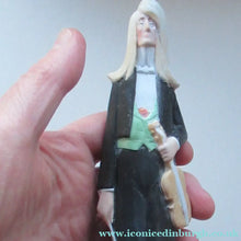 Load image into Gallery viewer, Antique Bisque Porcelain SKINNY or Elongated Figurine by Schafer &amp; Vater: THE VIOLINST
