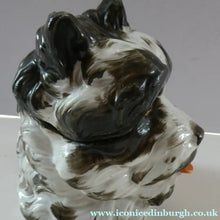 Load image into Gallery viewer, Rare Late 19th Century Continental Ceramic Tobacco Jar. Terrier Head
