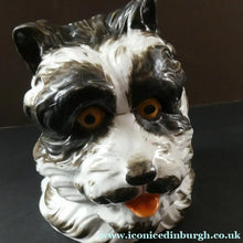 Load image into Gallery viewer, Rare Late 19th Century Continental Ceramic Tobacco Jar. Terrier Head
