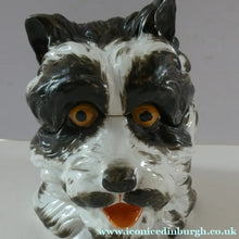 Load image into Gallery viewer, Rare Late 19th Century Continental Ceramic Tobacco Jar. Terrier Head
