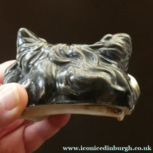 Load image into Gallery viewer, Rare Late 19th Century Continental Ceramic Tobacco Jar. Terrier Head
