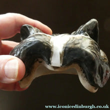 Load image into Gallery viewer, Rare Late 19th Century Continental Ceramic Tobacco Jar. Terrier Head
