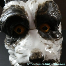 Load image into Gallery viewer, Rare Late 19th Century Continental Ceramic Tobacco Jar. Terrier Head
