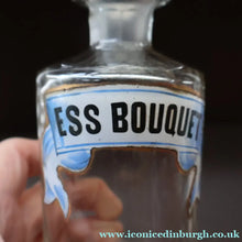 Load image into Gallery viewer, RARE Antique French Glass Perfume Oil Bottle. Baccarat Design. ESS BOUQUET
