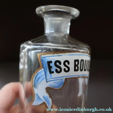 Load image into Gallery viewer, RARE Antique French Glass Perfume Oil Bottle. Baccarat Design. ESS BOUQUET
