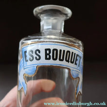 Load image into Gallery viewer, RARE Antique French Glass Perfume Oil Bottle. Baccarat Design. ESS BOUQUET

