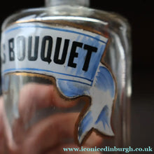 Load image into Gallery viewer, RARE Antique French Glass Perfume Oil Bottle. Baccarat Design. ESS BOUQUET

