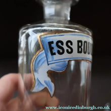 Load image into Gallery viewer, RARE Antique French Glass Perfume Oil Bottle. Baccarat Design. ESS BOUQUET
