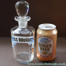 Load image into Gallery viewer, RARE Antique French Glass Perfume Oil Bottle. Baccarat Design. ESS BOUQUET
