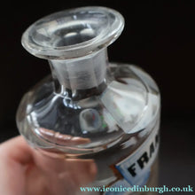 Load image into Gallery viewer, RARE Antique French Glass Perfume Oil Bottle. Baccarat Design. FRANGIPANNI
