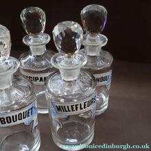 Load image into Gallery viewer, RARE Antique French Glass Perfume Oil Bottle. Baccarat Design. ESS BOUQUET
