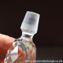 Load image into Gallery viewer, RARE Antique French Glass Perfume Oil Bottle. Baccarat Design. FRANGIPANNI
