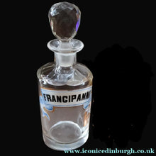 Load image into Gallery viewer, RARE Antique French Glass Perfume Oil Bottle. Baccarat Design. FRANGIPANNI
