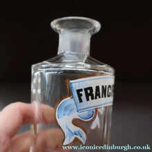 Load image into Gallery viewer, RARE Antique French Glass Perfume Oil Bottle. Baccarat Design. FRANGIPANNI
