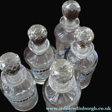 Load image into Gallery viewer, RARE Antique French Glass Perfume Oil Bottle. Baccarat Design. MILLEFLEURS - European Glass
