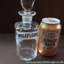 Load image into Gallery viewer, RARE Antique French Glass Perfume Oil Bottle. Baccarat Design. MILLEFLEURS
