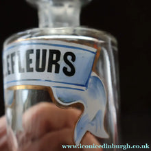 Load image into Gallery viewer, RARE Antique French Glass Perfume Oil Bottle. Baccarat Design. MILLEFLEURS
