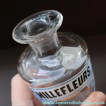 Load image into Gallery viewer, RARE Antique French Glass Perfume Oil Bottle. Baccarat Design. MILLEFLEURS
