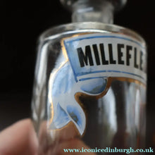Load image into Gallery viewer, RARE Antique French Glass Perfume Oil Bottle. Baccarat Design. MILLEFLEURS
